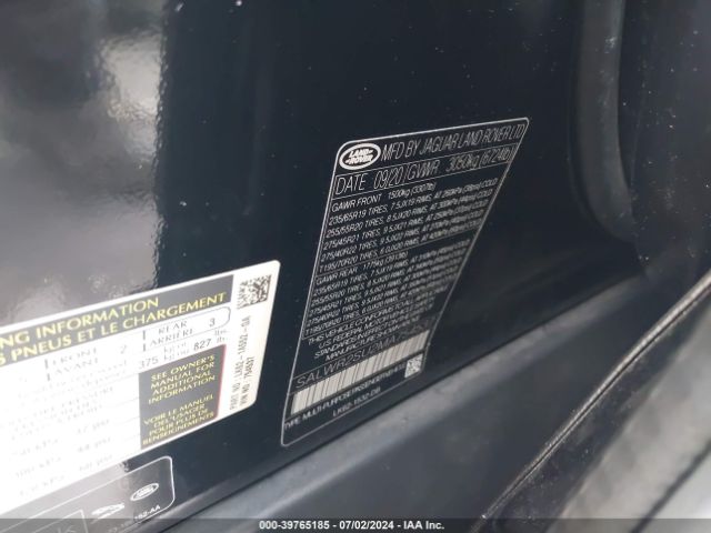 SALWR2SU2MA754537 Land Rover Range Rover Sport Hse Silver Edition Mhev