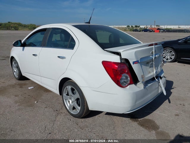 Chevrolet Sonic Ltz Auto 2014 1G1JE5SB6E4225176 Image 3