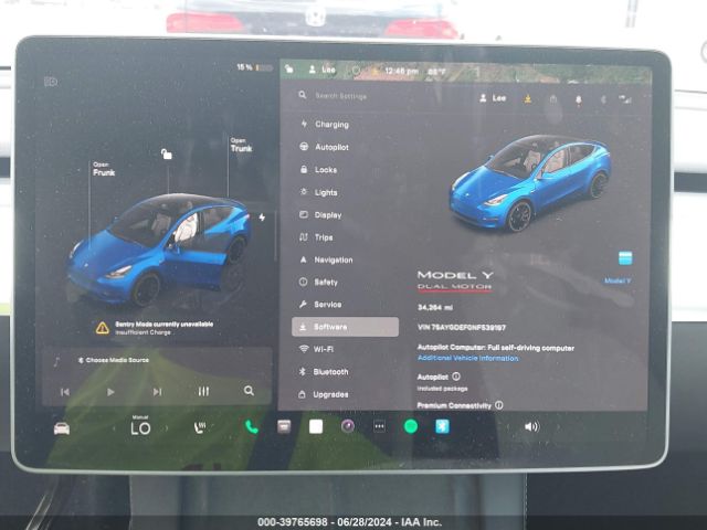 7SAYGDEF0NF539197 Tesla Model Y Performance Dual Motor All-wheel Drive