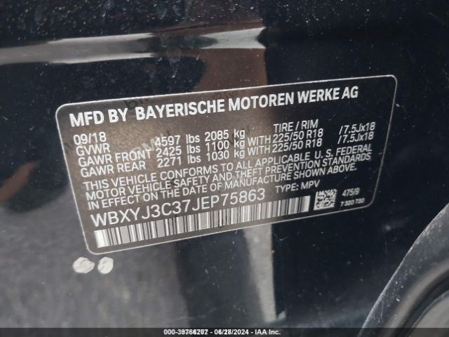 WBXYJ3C37JEP75863 BMW X2 Sdrive28i