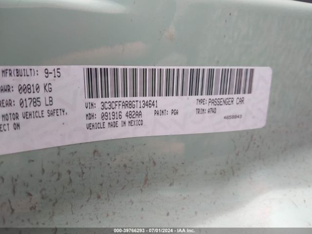 3C3CFFAR8GT134641 Fiat 500 POP