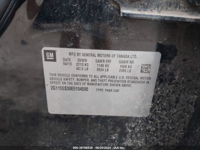 2G1155S38E9104588 Chevrolet IMPALA 2LZ