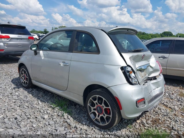 2012 FIAT 500 3C3CFFBR7CT203554 Photo 2
