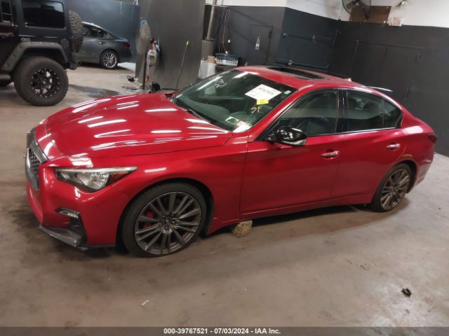 JN1FV7AR4JM481028 Infiniti Q50 3.0t Red Sport 400