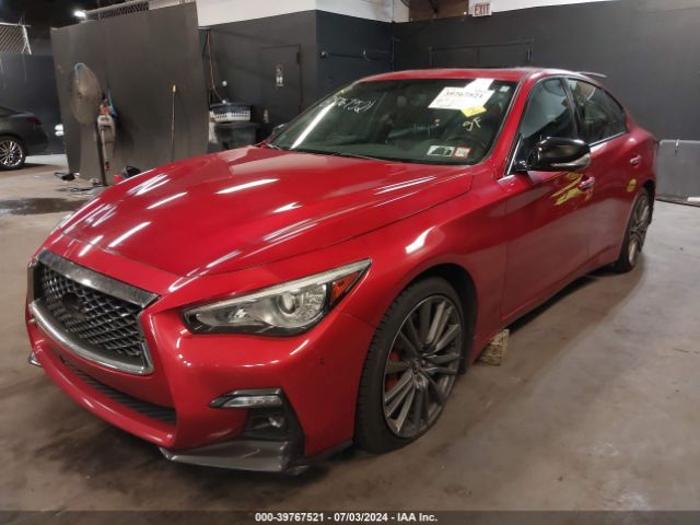 JN1FV7AR4JM481028 Infiniti Q50 3.0t Red Sport 400