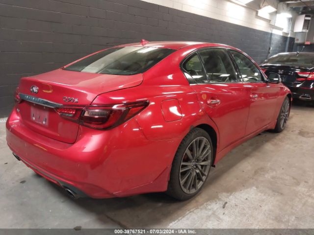 JN1FV7AR4JM481028 Infiniti Q50 3.0t Red Sport 400