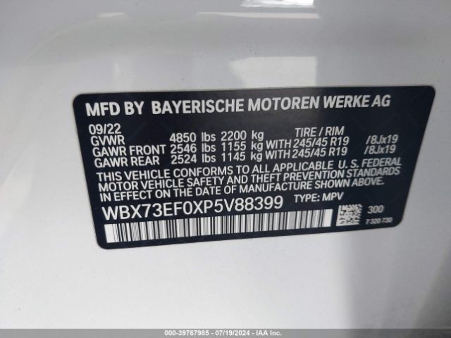 WBX73EF0XP5V88399 BMW X1 Xdrive28i