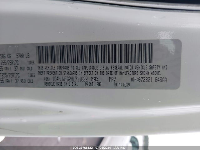 1C4HJWFG2HL711622 Jeep Wrangler Unlimited Rubicon 4x4