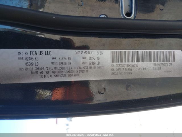 2C3CDXCT8GH356335 Dodge CHARGER R/T