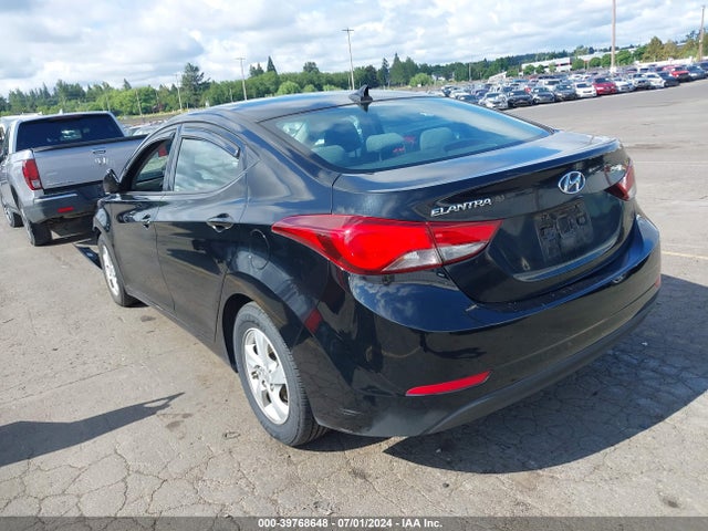 Hyundai ELANTRA SE 2014 KMHDH4AEXEU043302 Image 3