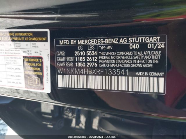W1NKM4HBXRF133541 Mercedes-Benz Glc 300 4matic Suv