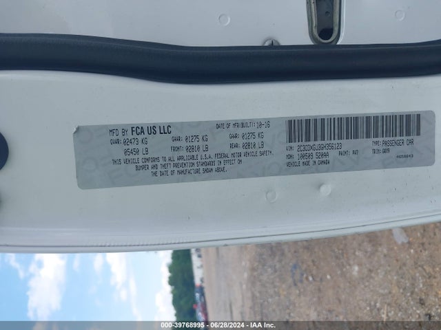 Dodge Charger 2016 2C3CDXGJ3GH356123 Image 9