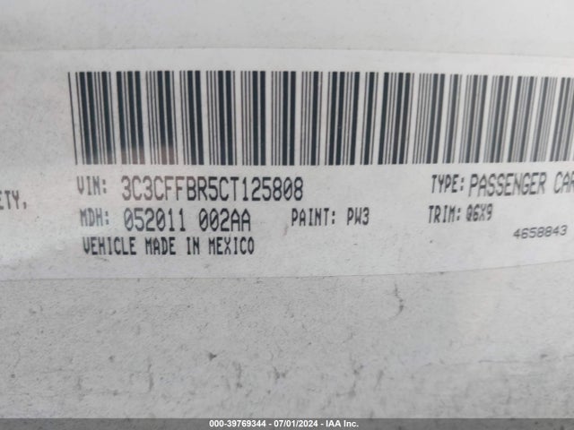 2012 FIAT 500 3C3CFFBR5CT125808 Photo 8