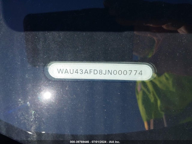 WAU43AFD8JN000774 Audi A8 L 4.0t Sport