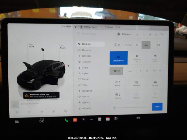 7SAYGDEEXNF462149 Tesla Model Y Long Range Dual Motor All-wheel Drive