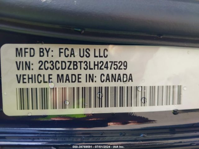 2020 DODGE CHALLENGER 2C3CDZBT3LH247529 Photo 8