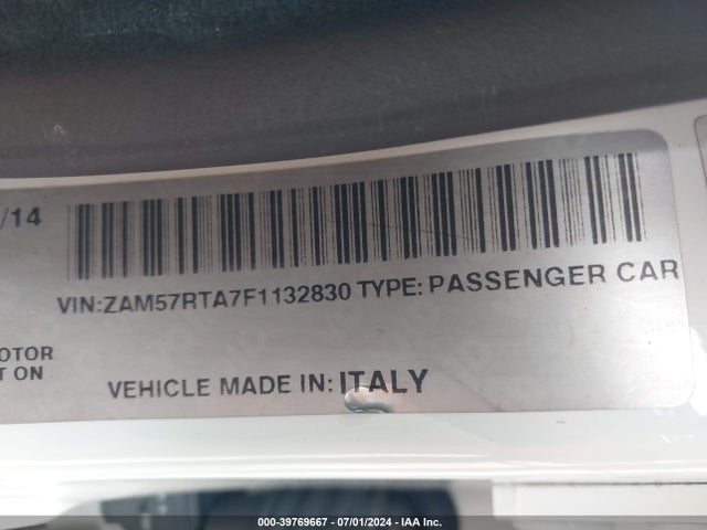 Maserati Ghibli S Q4 2015 ZAM57RTA7F1132830 Image 9