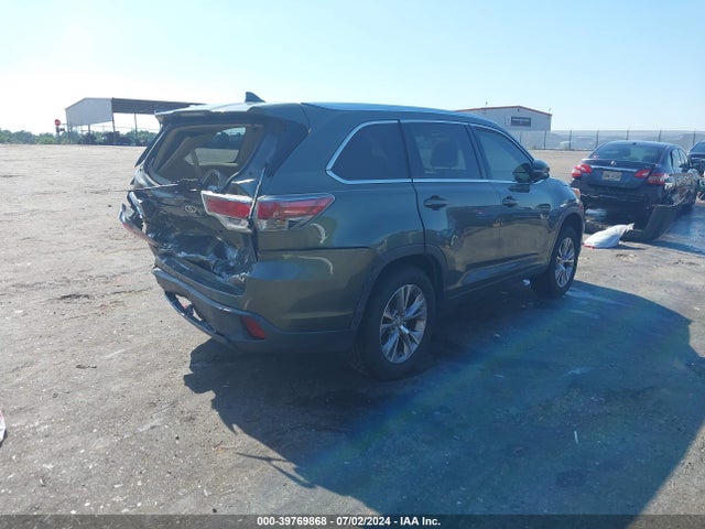 Toyota Highlander Xle V6 2014 5TDKKRFH2ES024020 Image 4