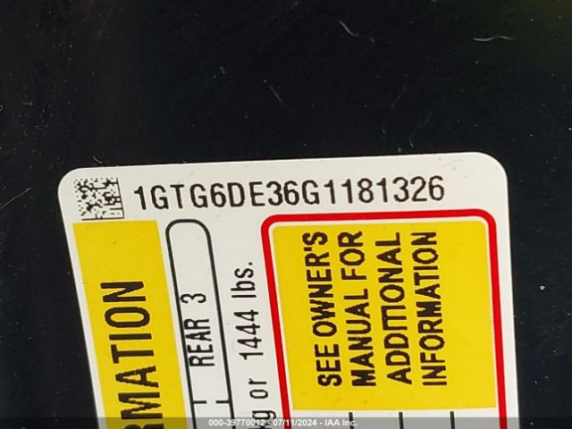 1GTG6DE36G1181326 GMC CANYON SLT