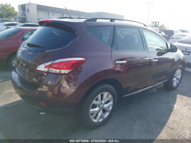 JN8AZ1MU9EW401021 Nissan MURANO SV