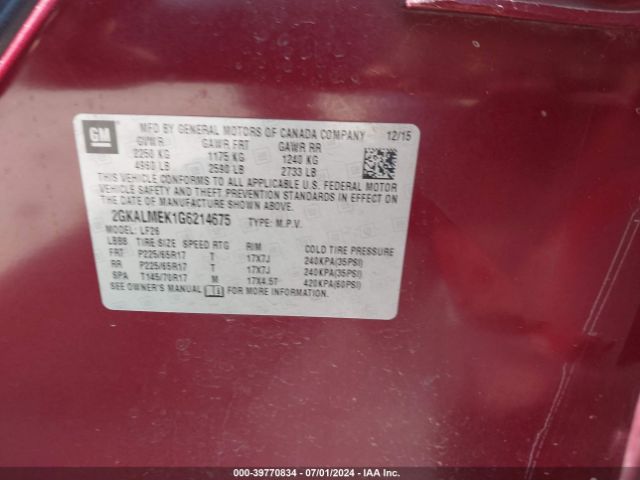 2GKALMEK1G6214675 GMC Terrain Sle-1