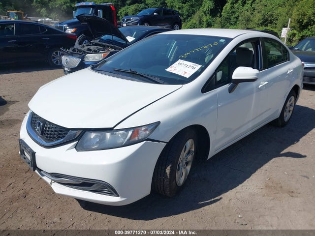 Honda Civic Lx 2014 2HGFB2F51EH512194 Image 2
