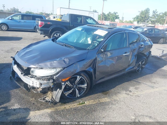 Honda Civic Touring 2017 2HGFC1F95HH642249 Image 2