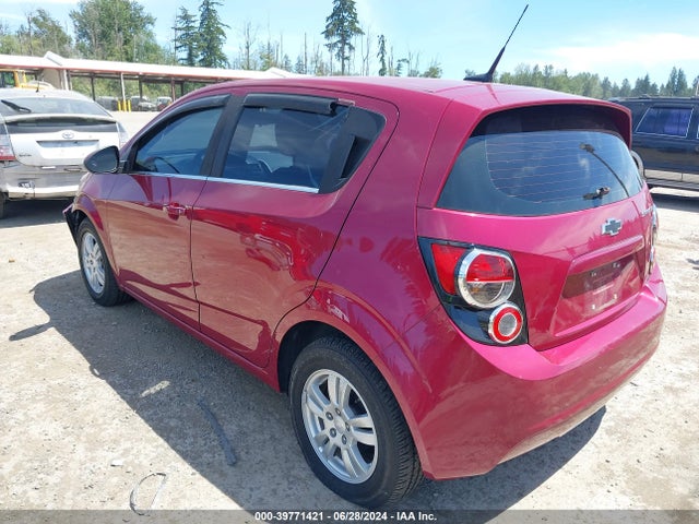 Chevrolet Sonic Lt Auto 2014 1G1JC6SH7E4127628 Image 3