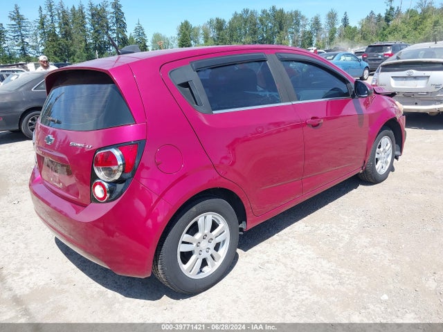 Chevrolet Sonic Lt Auto 2014 1G1JC6SH7E4127628 Image 4