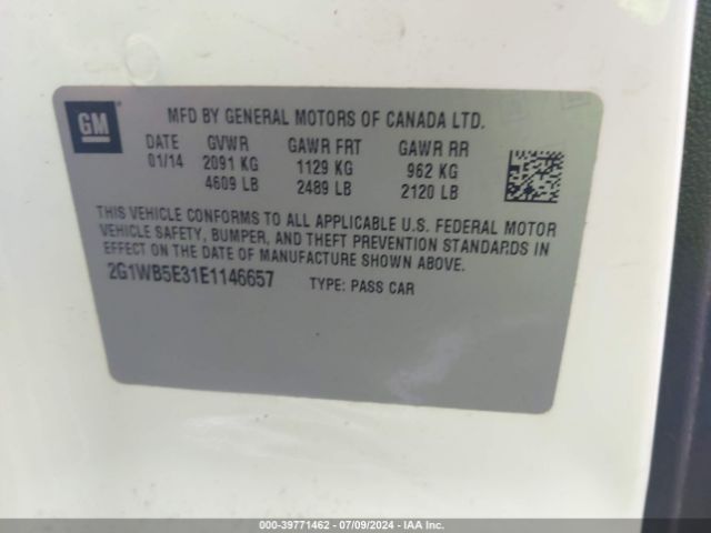 2G1WB5E31E1146657 Chevrolet Impala Limited Lt