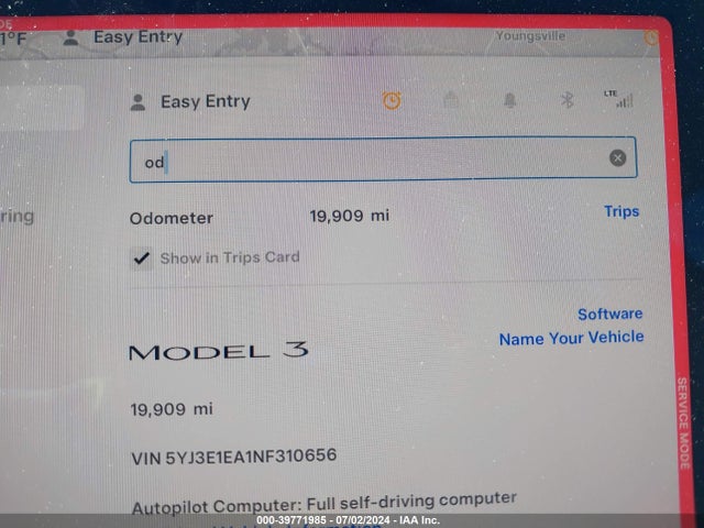 Tesla Model 3 Rear-wheel Drive 2022 5YJ3E1EA1NF310656 Image 7