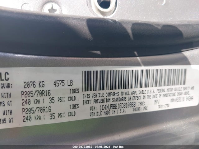 Jeep Patriot Sport 2014 1C4NJRBB1ED810968 Image 9
