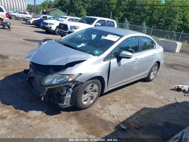 Honda Civic Lx 2014 19XFB2F57EE226084 Image 2