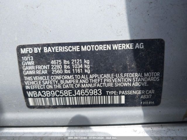 WBA3B9C58EJ465983 BMW 335i Xdrive