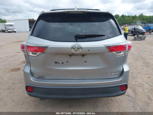 Toyota Highlander Xle V6 2016 5TDJKRFH4GS307601 Image 17