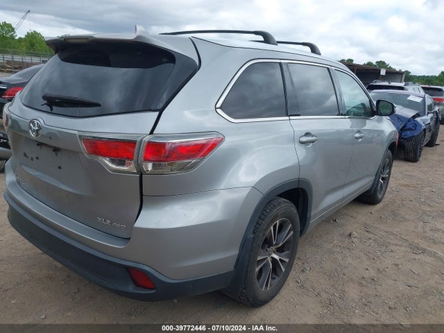 Toyota Highlander Xle V6 2016 5TDJKRFH4GS307601 Image 4
