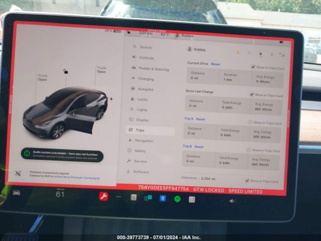 7SAYGDEE5PF947754 Tesla Model Y Awd/long Range Dual Motor All-wheel Drive