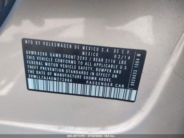 3VWLL7AJ4EM272864 Volkswagen Jetta 2.0l Tdi