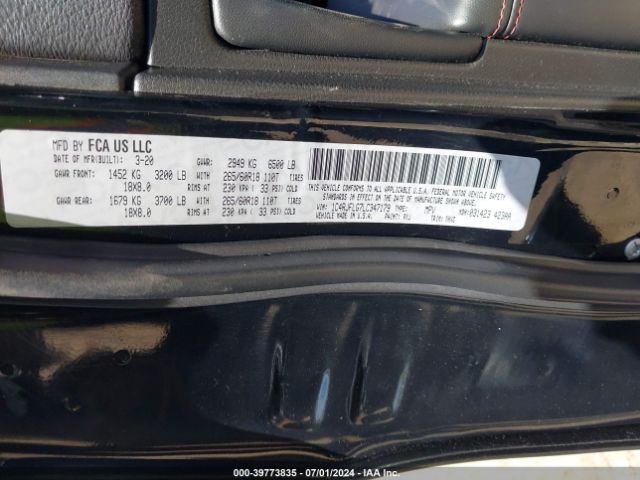1C4RJFLG7LC347179 Jeep Grand Cherokee Trailhawk 4x4