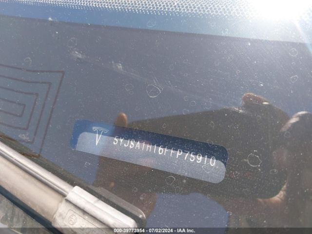 5YJSA1H16FFP75910 Tesla Model S 60/70/85