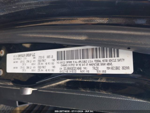 3C6JR6AG6EG214848 RAM 1500 Tradesman