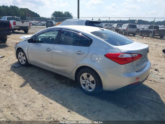 KNAFK4A61F5376181 KIA FORTE LX