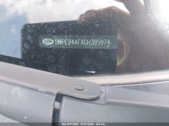 Hyundai Sonata 2016 5NPE24AFXGH395974 Image 9