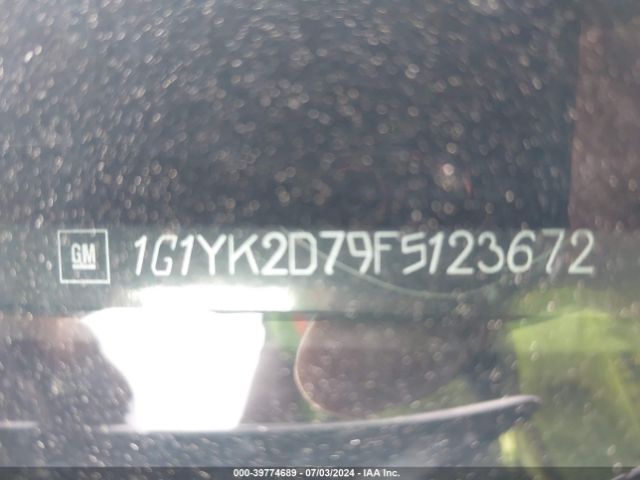 1G1YK2D79F5123672 Chevrolet Corvette Stingray Z51