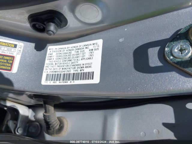 2HKRM4H53GH612922 Honda CR-V EX