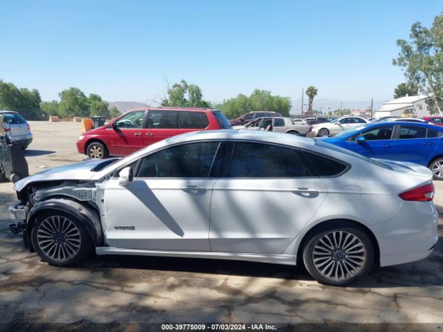 3FA6P0RU4JR155833 Ford Fusion Hybrid Titanium