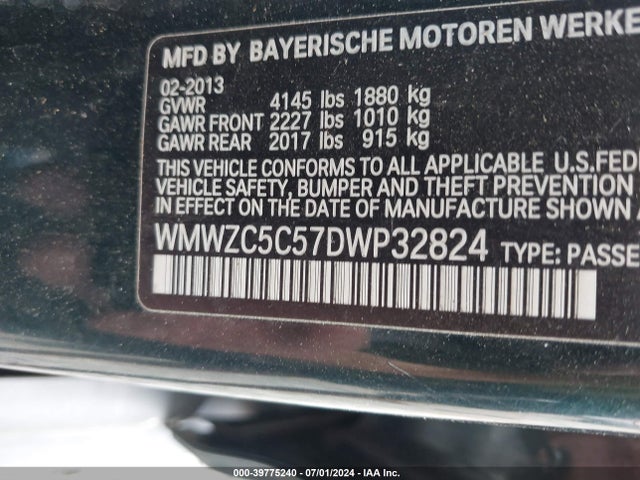 2013 MINI COUNTRYMAN WMWZC5C57DWP32824 Photo 8