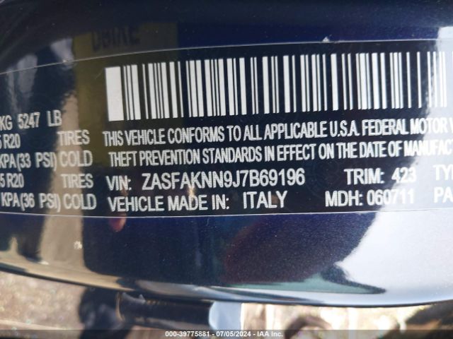 2018 ALFA ROMEO STELVIO ZASFAKNN9J7B69196 Photo 8