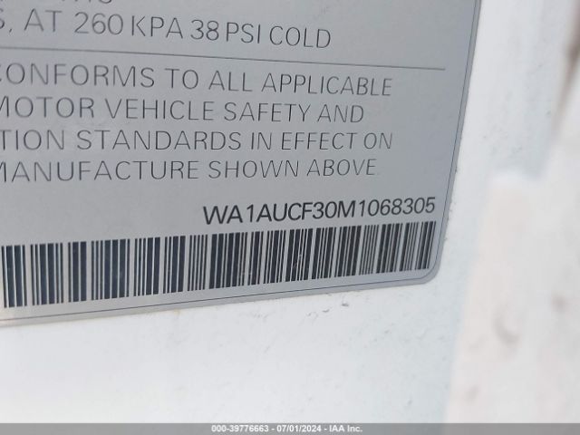 WA1AUCF30M1068305 Audi Q3 Premium 40 Tfsi Quattro Tiptronic
