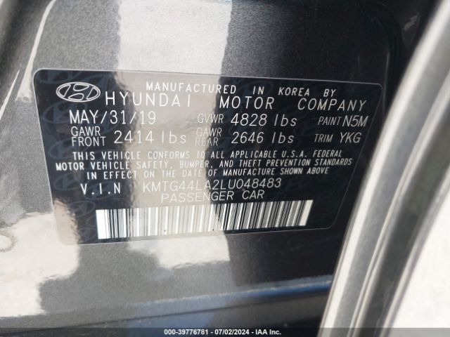 KMTG44LA2LU048483 Genesis G70 2.0t Awd